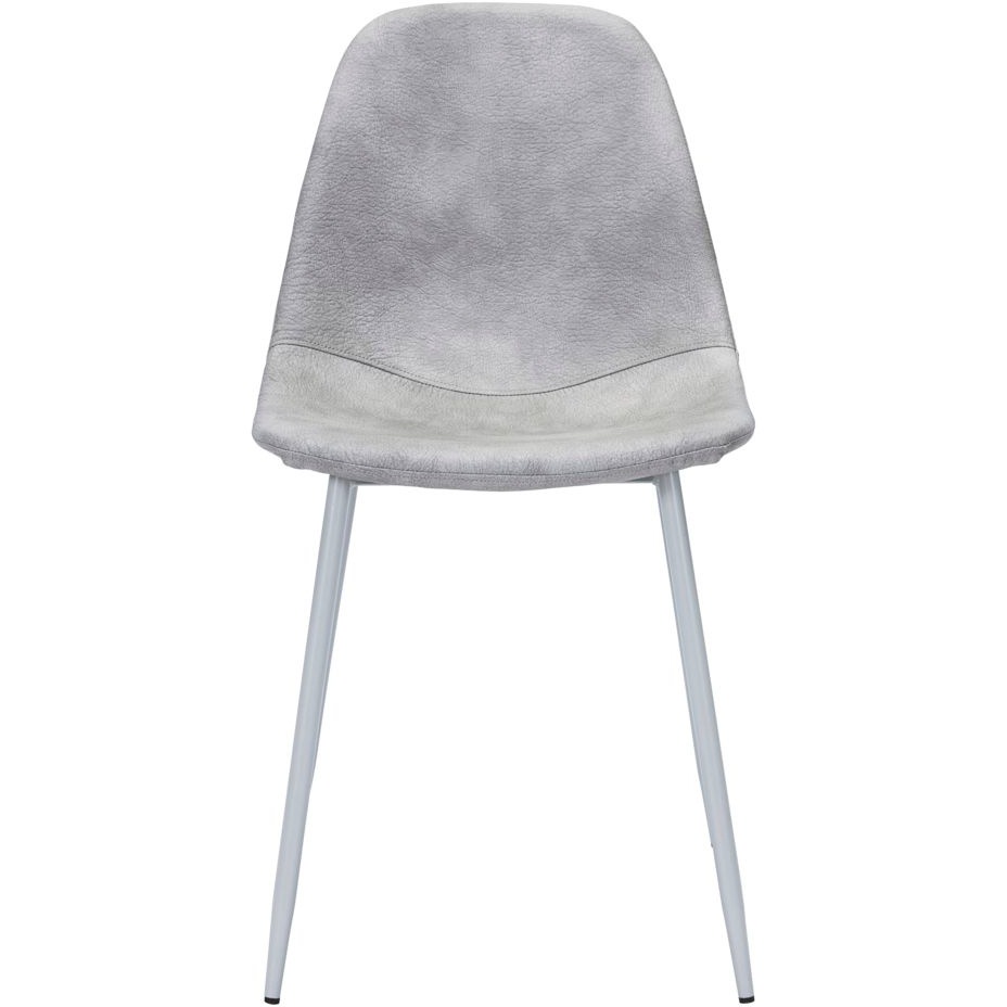 Found Chair Faux Leather, Light Grey