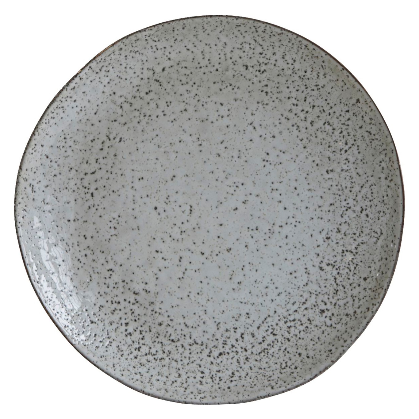 Rustic Plate Ø27,5 cm, Grey / Blue