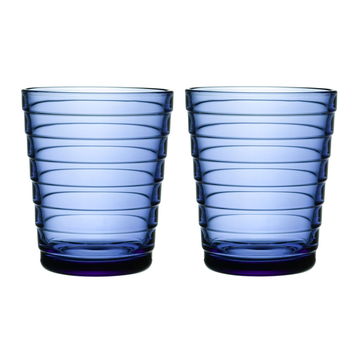 Aino Aalto Drinking Glass 22 cl 2-pack, Ultramarine Blue