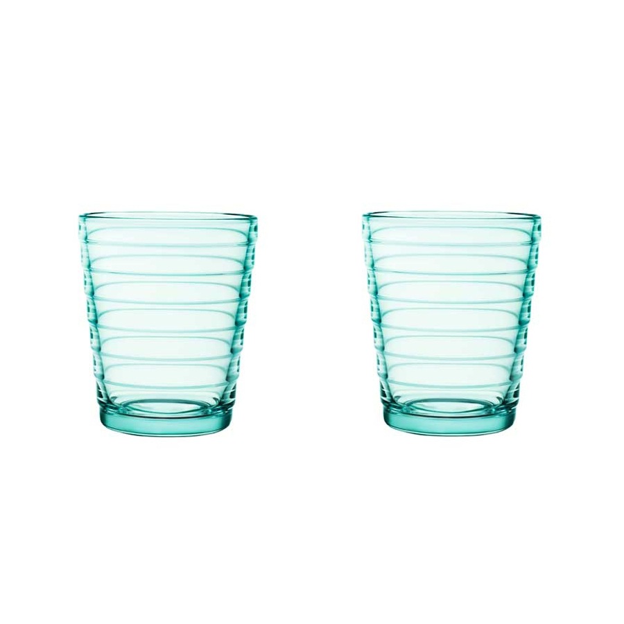 Aino Aalto Drinking Glass 22 cl 2-pack, Water Green