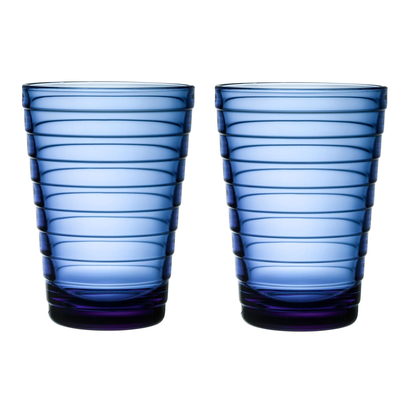 Aino Aalto Drinking Glass 33 cl 2-pack, Ultramarine Blue
