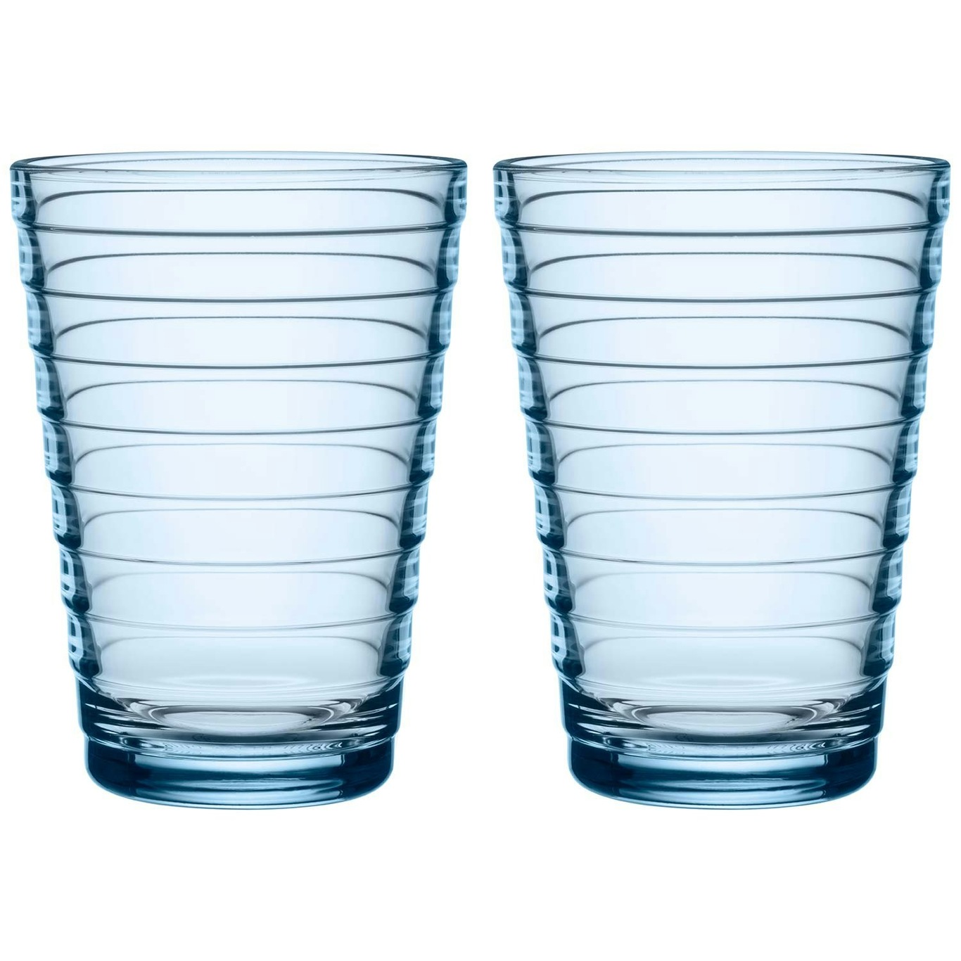 Aino Aalto Drinking Glass 33 cl 2-pack, Aqua