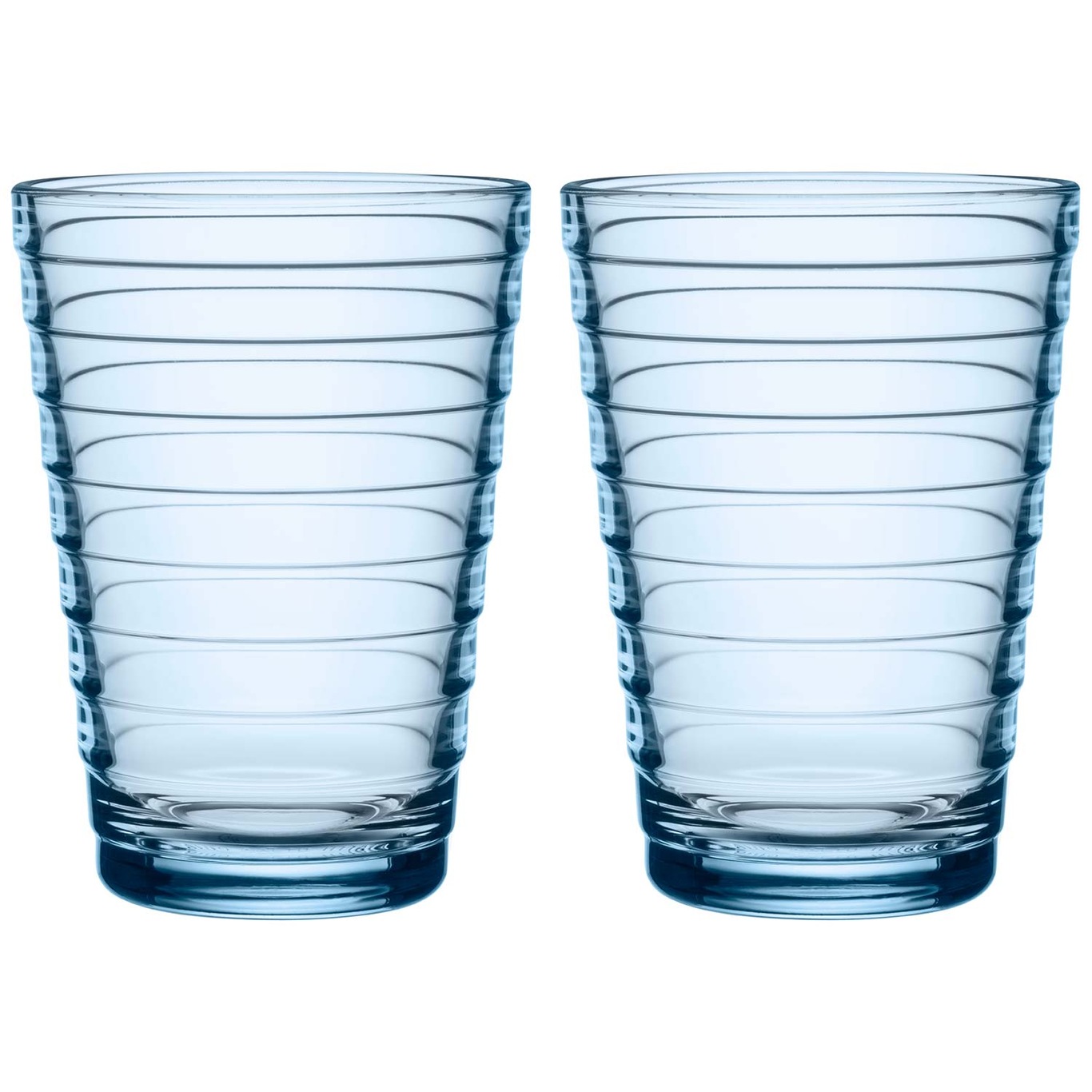 Aino Aalto Drinking Glass 33 cl 2-pack, Aqua
