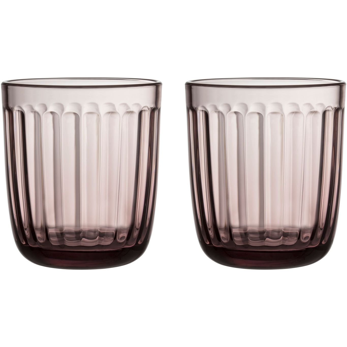 Raami Drinking Glass 26 cl 2-pack, Heather