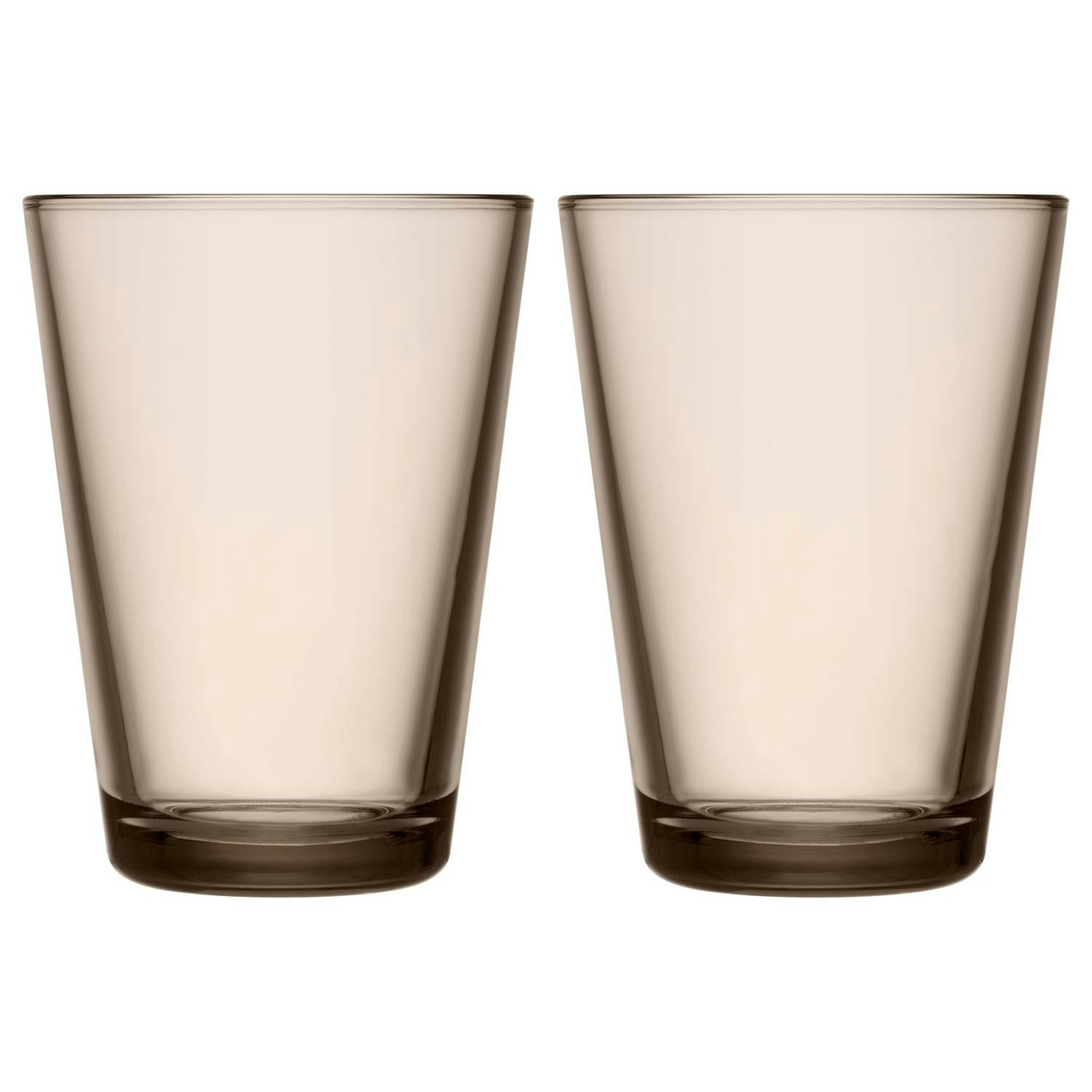 Kartio Drinking Glass 40 cl 2-pack, Linen