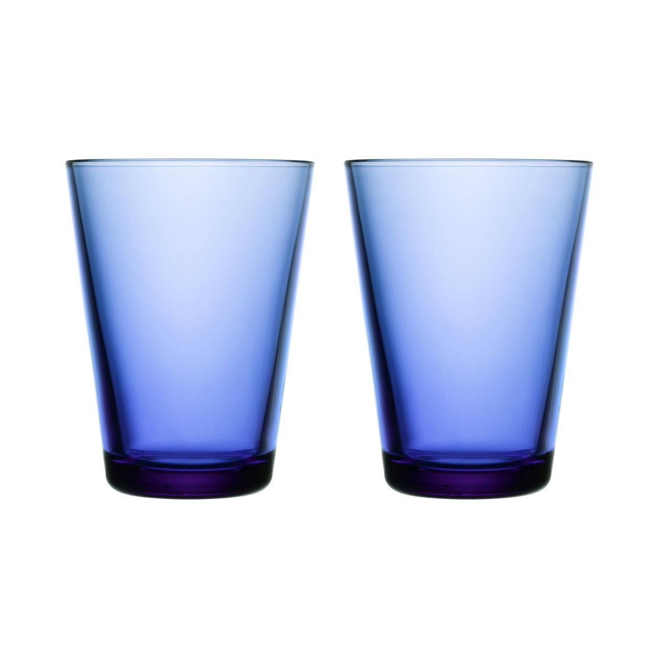 Kartio Drinking Glass 40 cl 2-pack, Ultramarine Blue