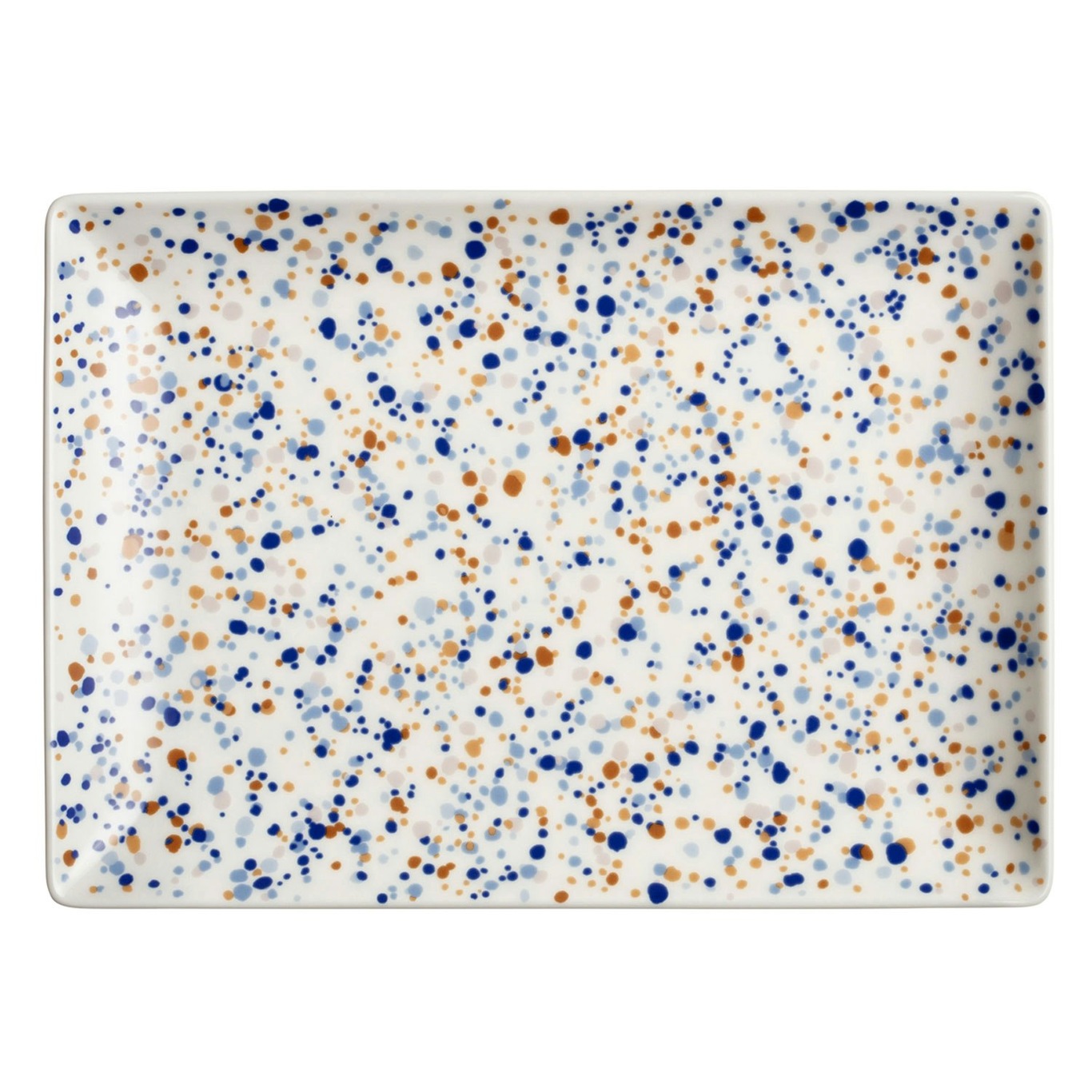 Oiva Toikka Collection Helle Plate Blue / Brown, A4 21x29 cm