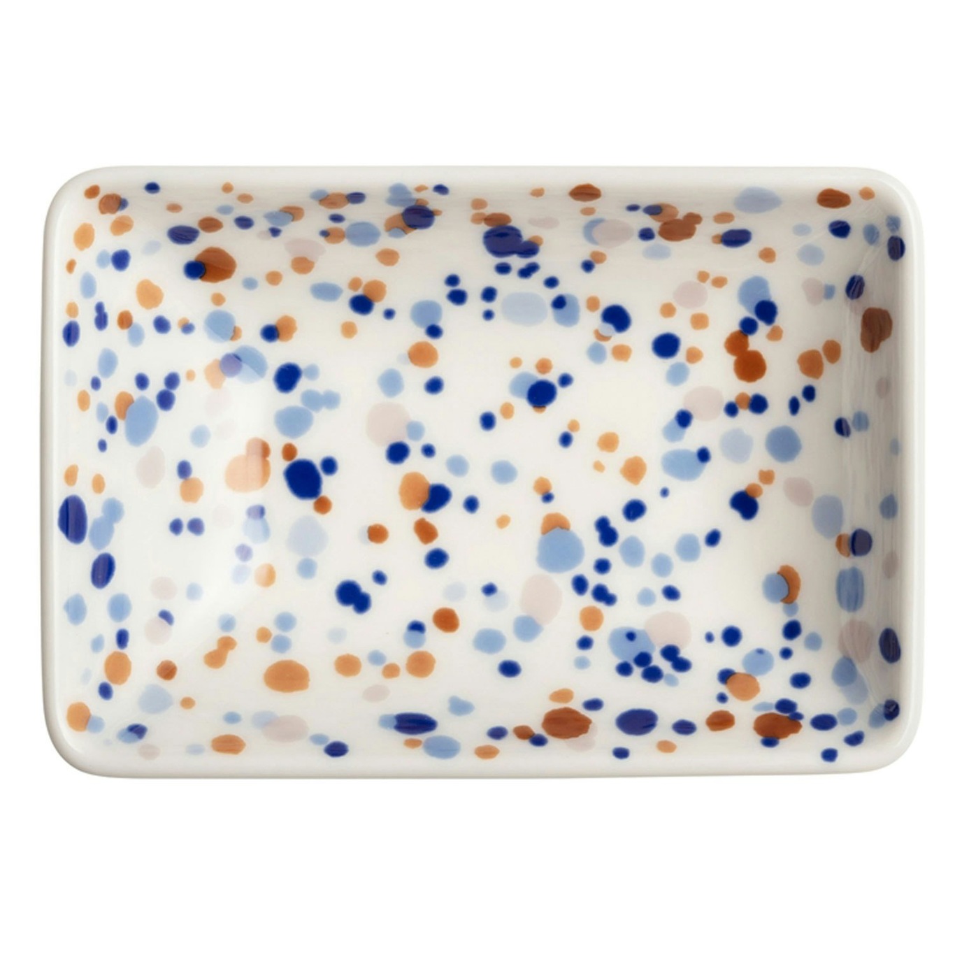 Oiva Toikka Collection Helle Plate Blue / Brown, A7 7x10 cm