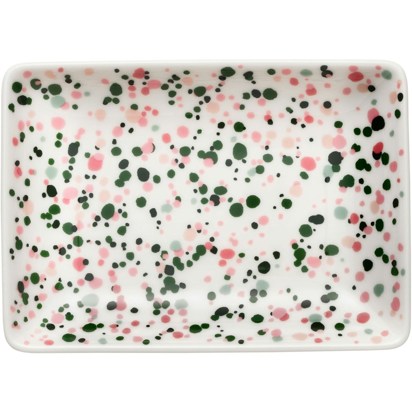 Oiva Toikka Collection Helle Plate Pink / Green, A6 10x15 cm
