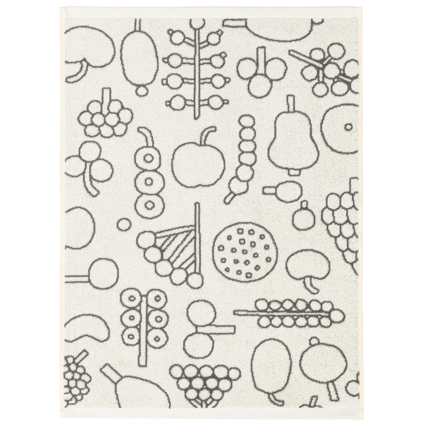 Oiva Toikka Collection Towel, 50x70 cm, Frutta Grey