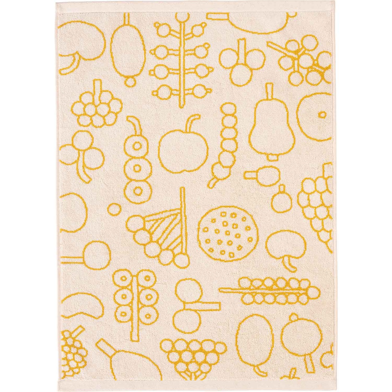 Oiva Toikka Collection Towel, 50x70 cm, Frutta Yellow