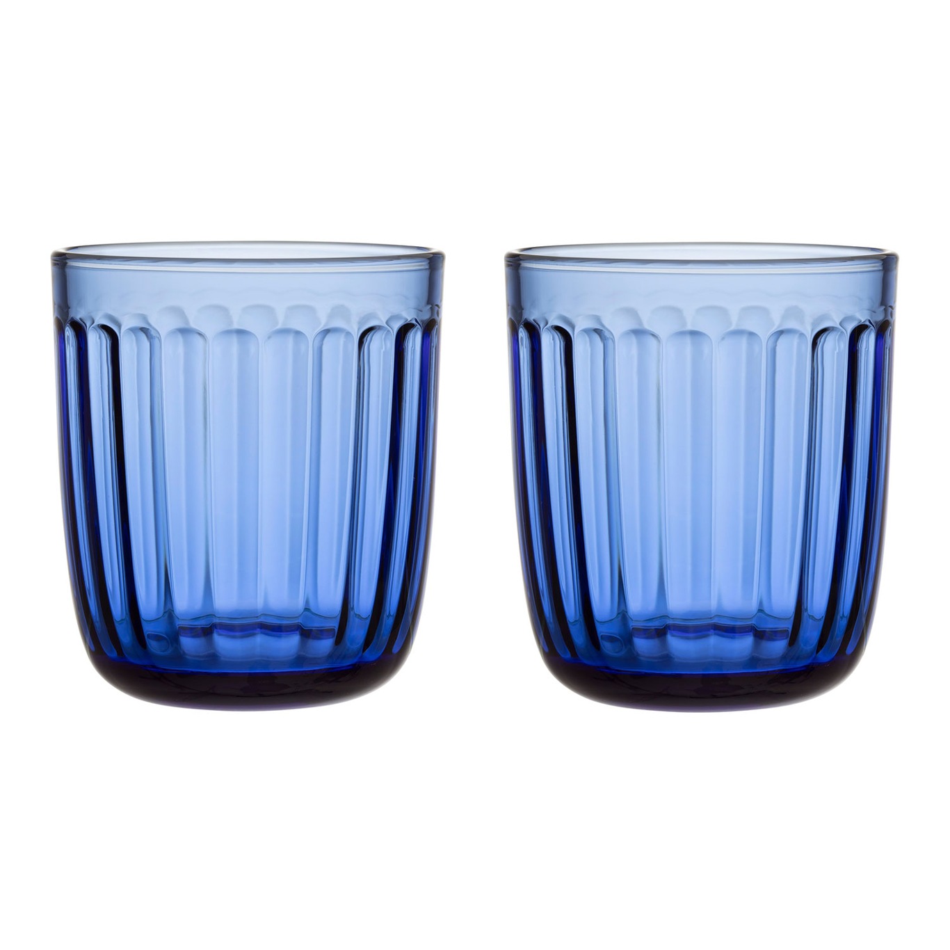 Raami Drinking Glass 26 cl 2-pack, Ultramarine Blue