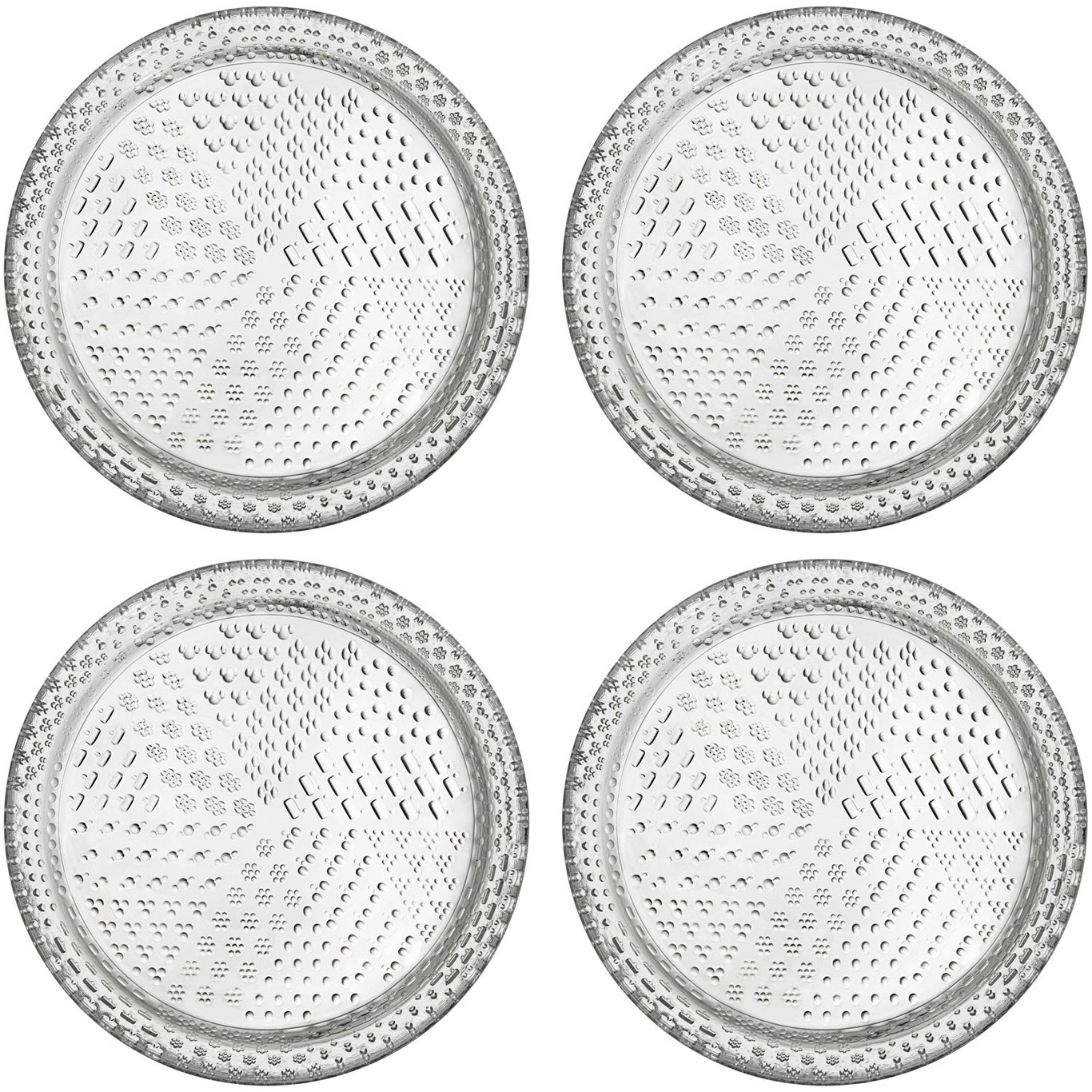 Tundra Side Plates 4-pack 15,4 cm, Clear