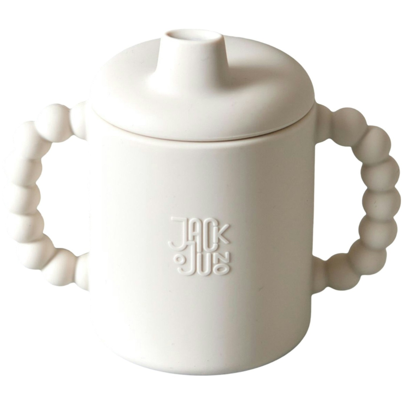 Bubble Sippy Mug With Lid, Cream