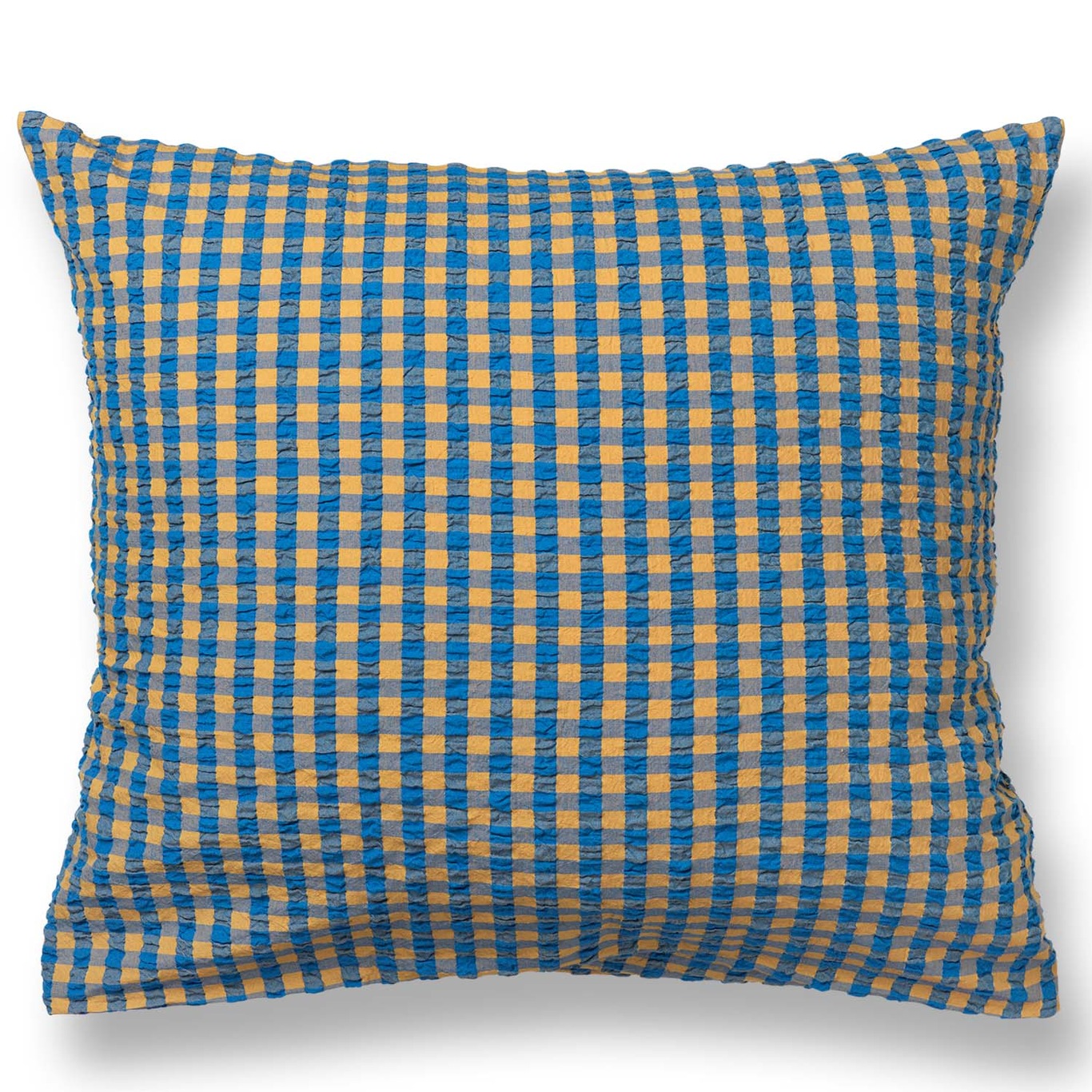 Bæk & Bølge Pillowcase 50x60 cm, Blue/Ochre