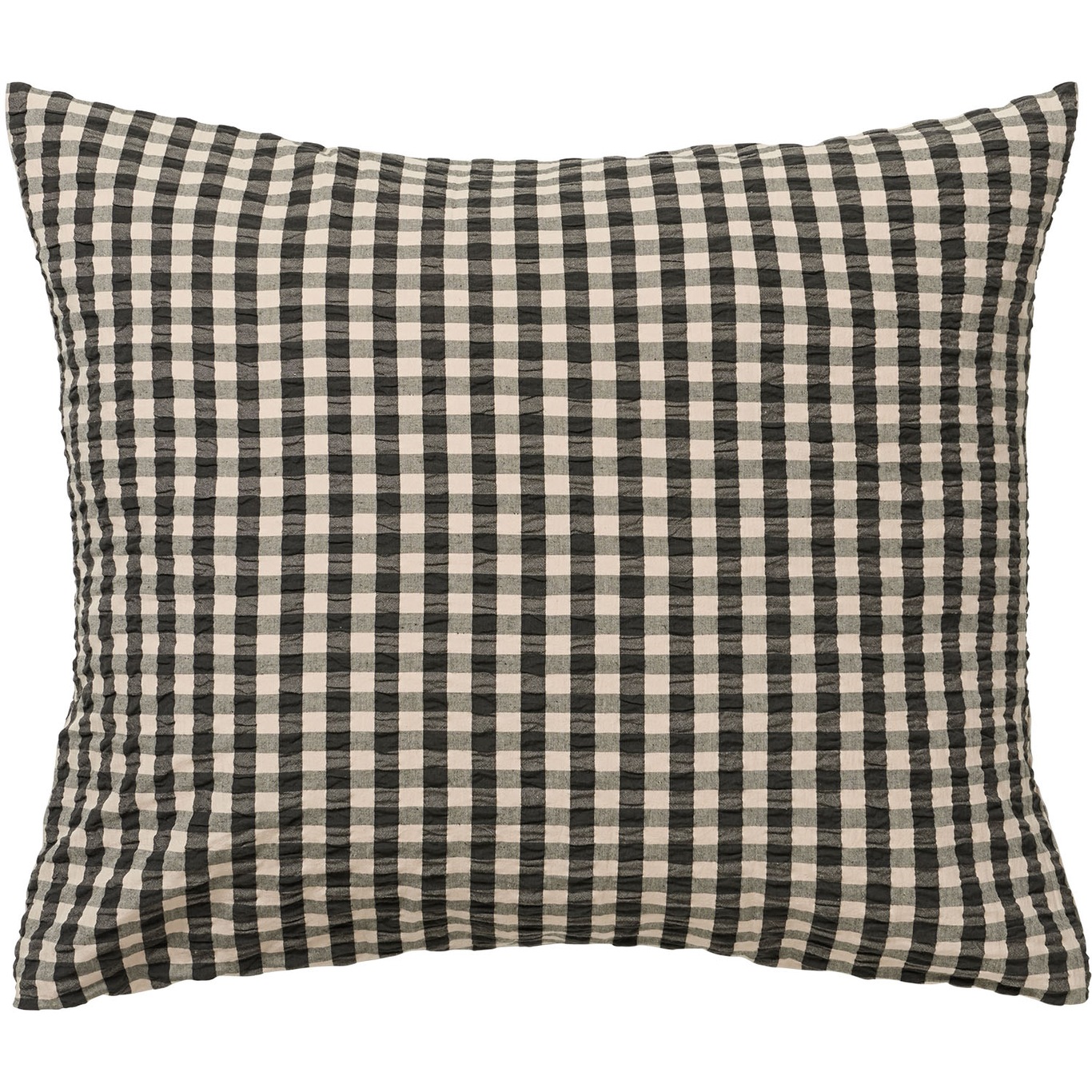 Bæk & Bølge Pillowcase 50x60 cm, Black / Sand