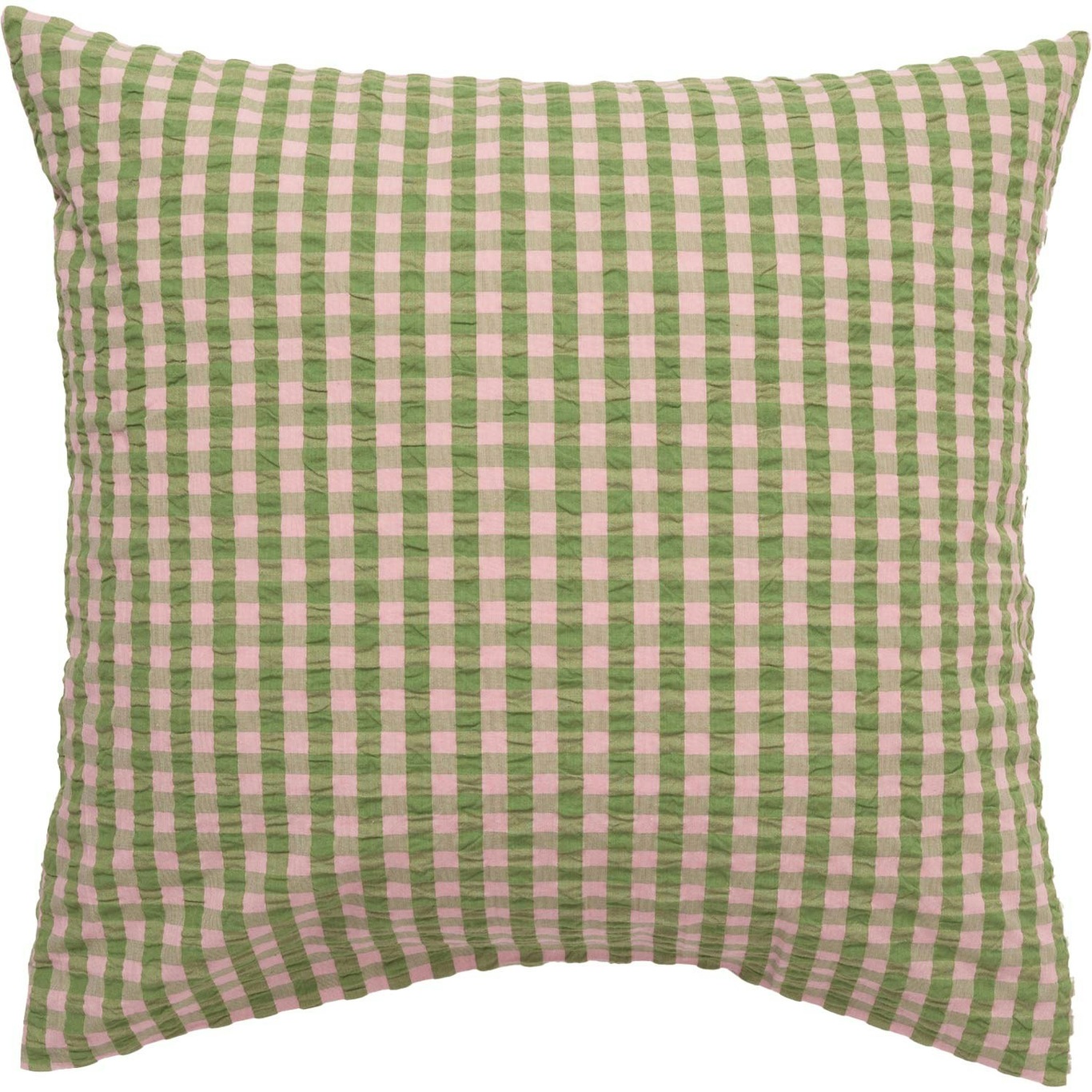 Bæk & Bølge Pillowcase 60x63 cm, Green/Pale Pink