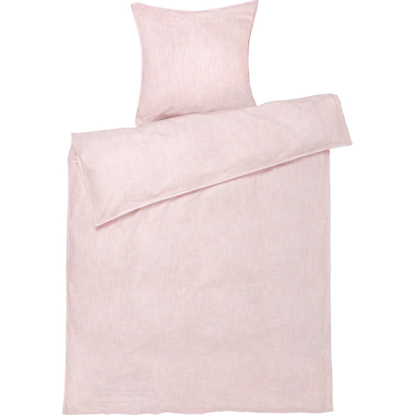 Monochrome Lines Duvet Cover Set 150x210 + 50x60 cm, Pink