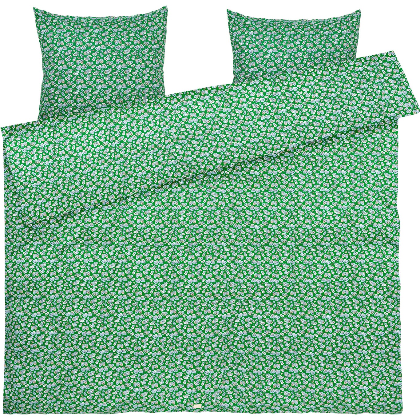 Pleasantly Bed Set 220x220 + 50x60 cm, Green