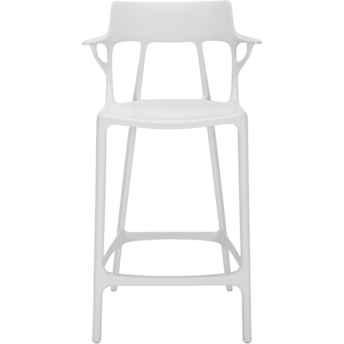 A.I. Bar Stool Recycled 65 cm, White