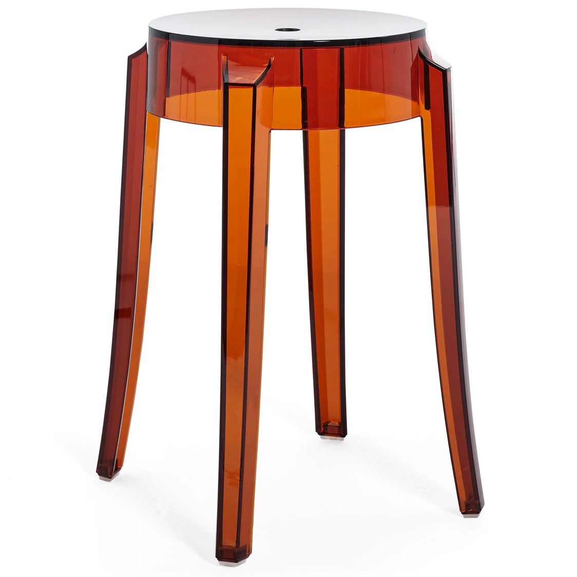 Charles Ghost Stool, Amber
