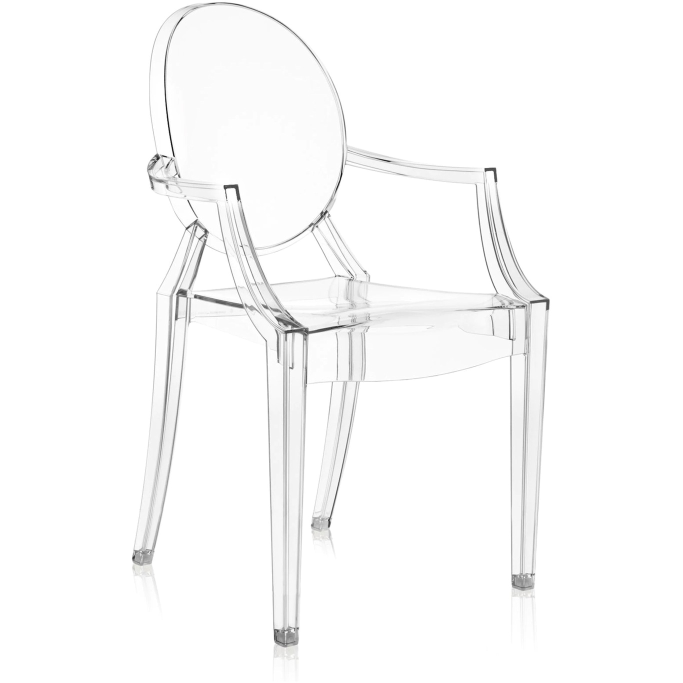 Louis Ghost Chair, Crystal
