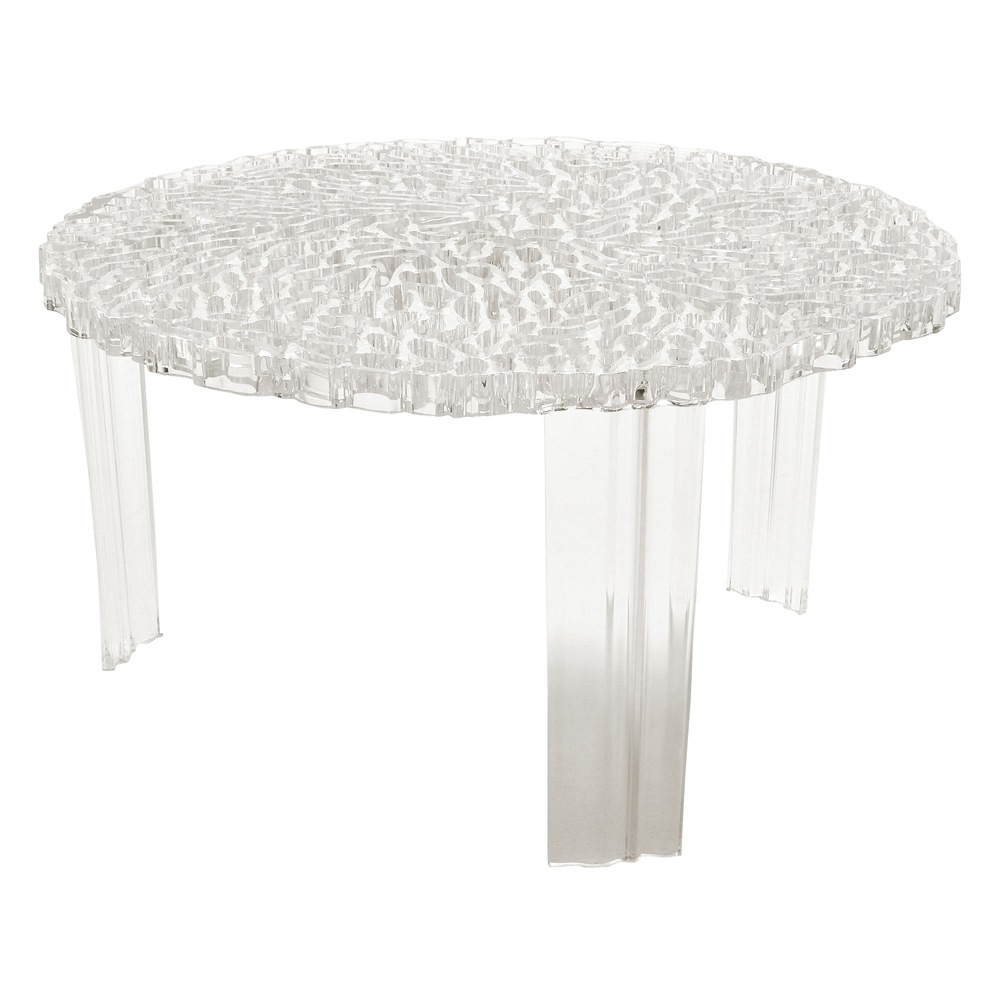 T-Table Side Table, Crystal Small