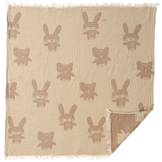 Bunny & Bear Kids Blanket, 75x90 cm