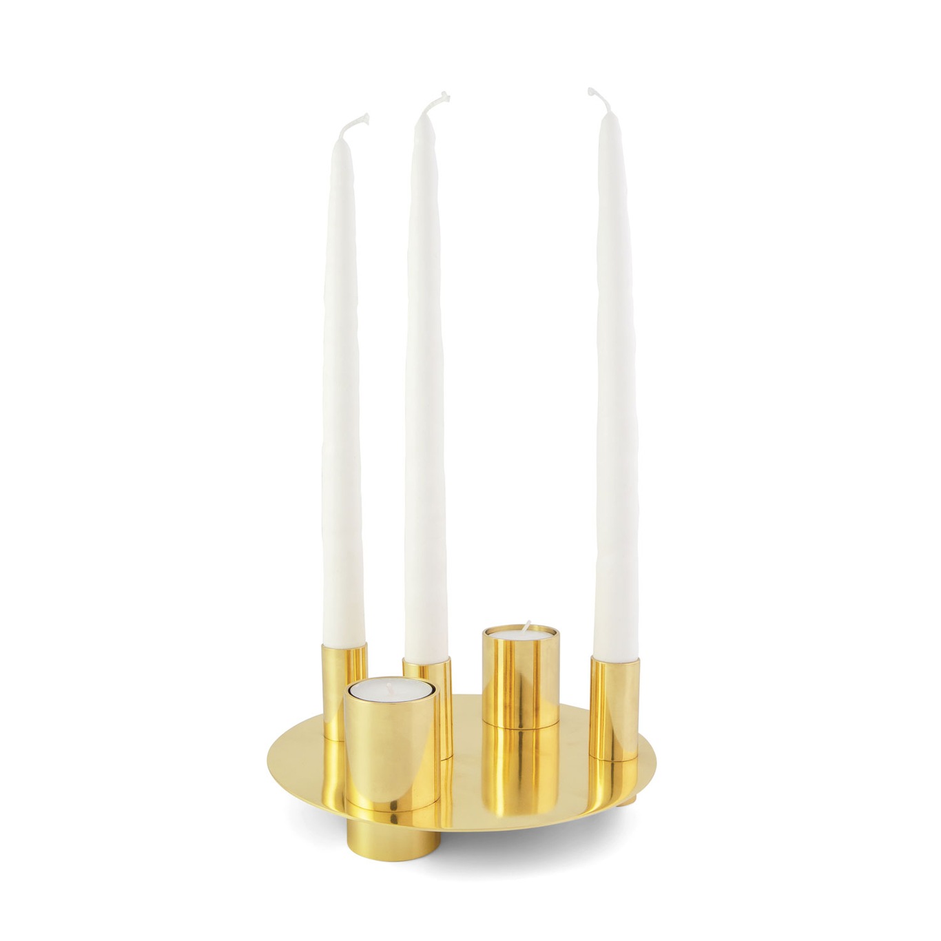Awa Vase/Candlestick, Brass