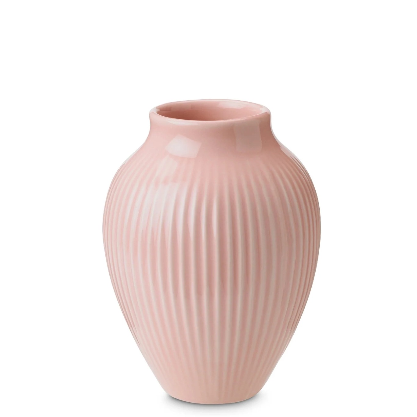 Vase Grooved 12,5 cm, Pink