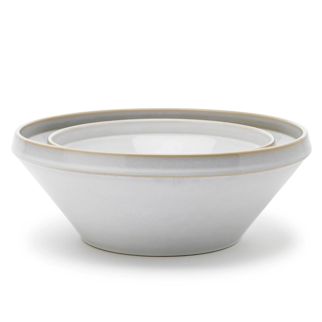 Tavola Dough Bowl 2 Pieces, White