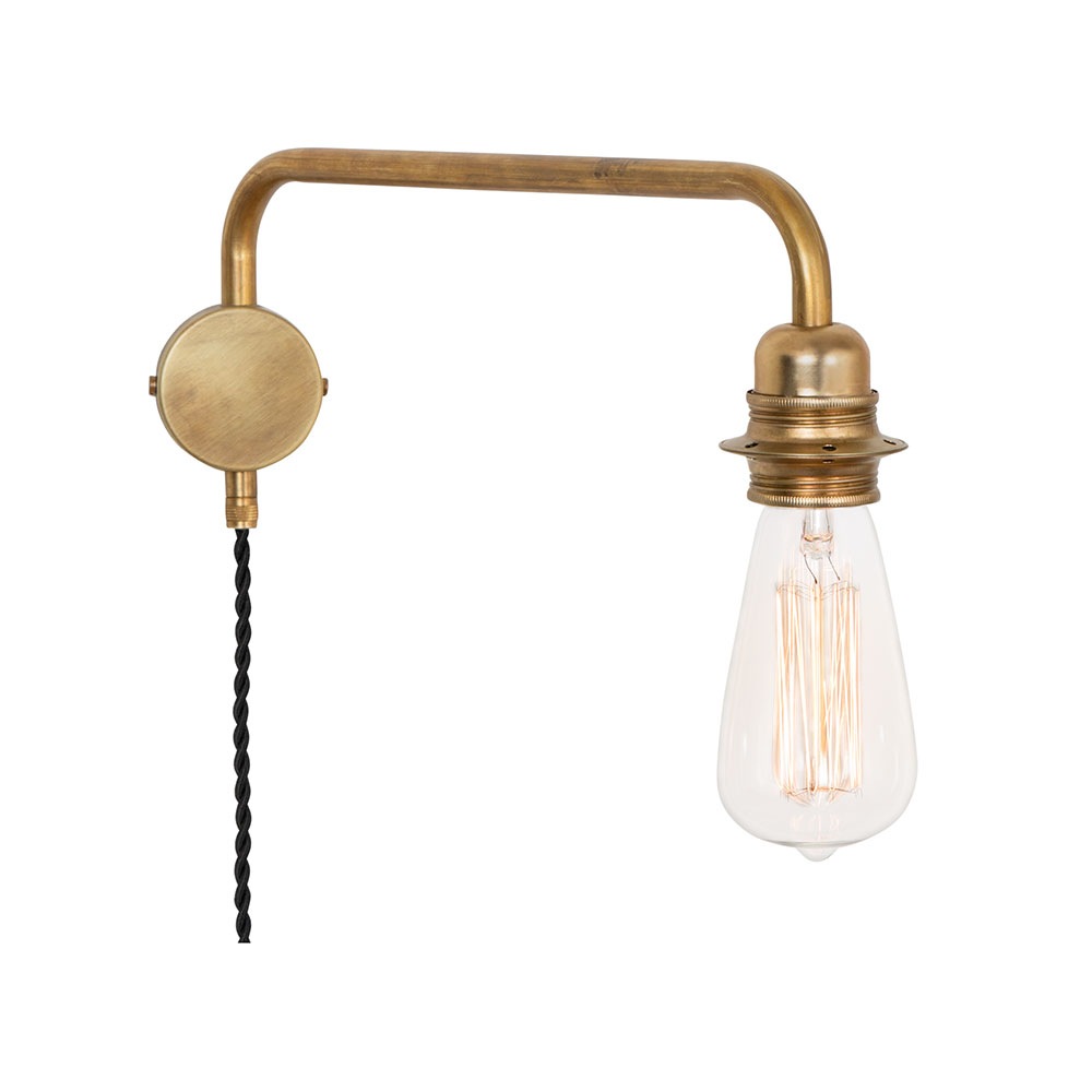 Edison Wall Lamp Down, Brass