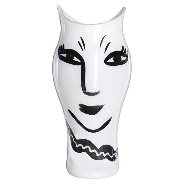 Open Minds Vase, White