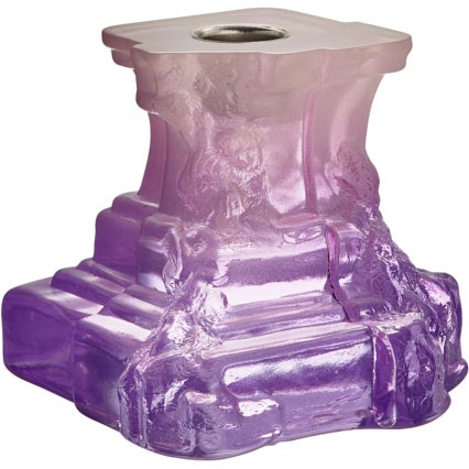 Rocky Baroque candlestick kryptonite 95mm Candle Holder Lilac
