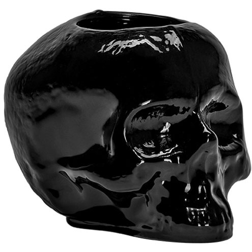 Still Life Skull Lantern, Black