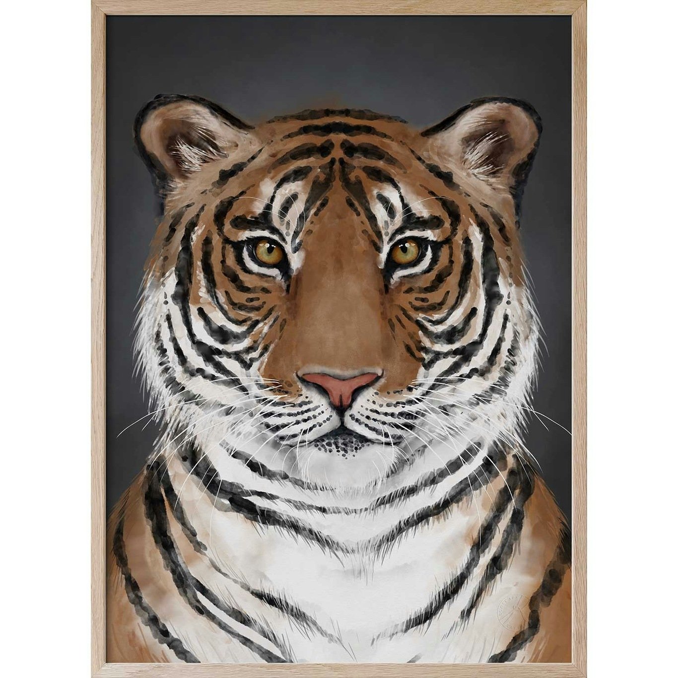 Tiger Poster, 30x40 cm
