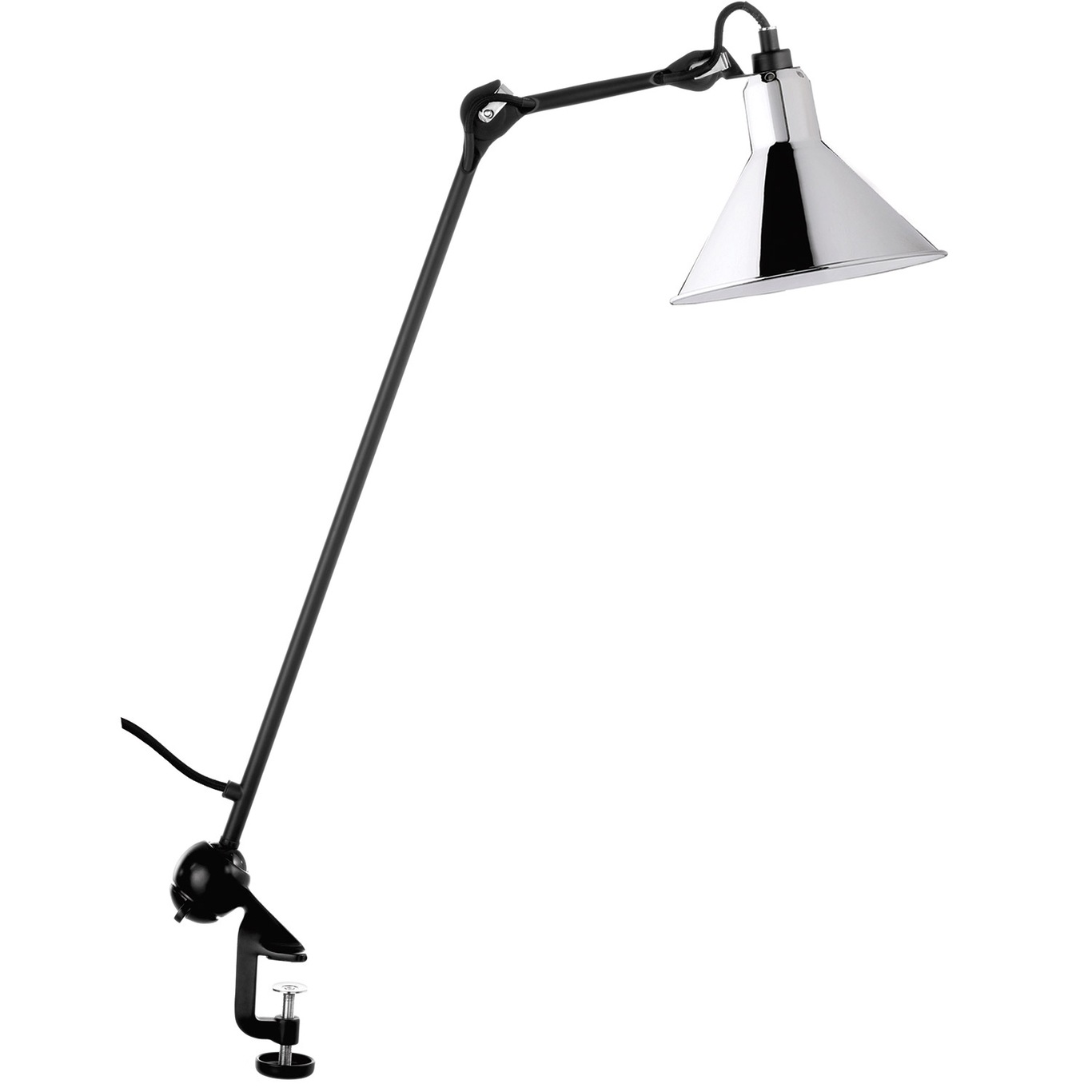 La Lampe Gras N°201 Table Lamp Black / Chrome