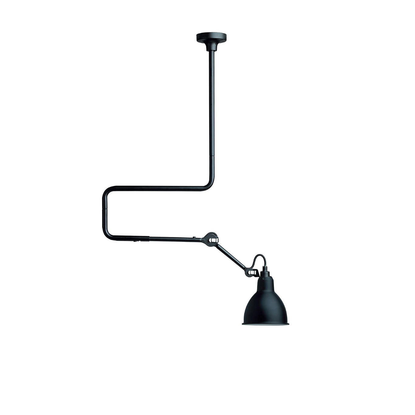 La Lampe Gras N°312 Ceiling Lamp, Black