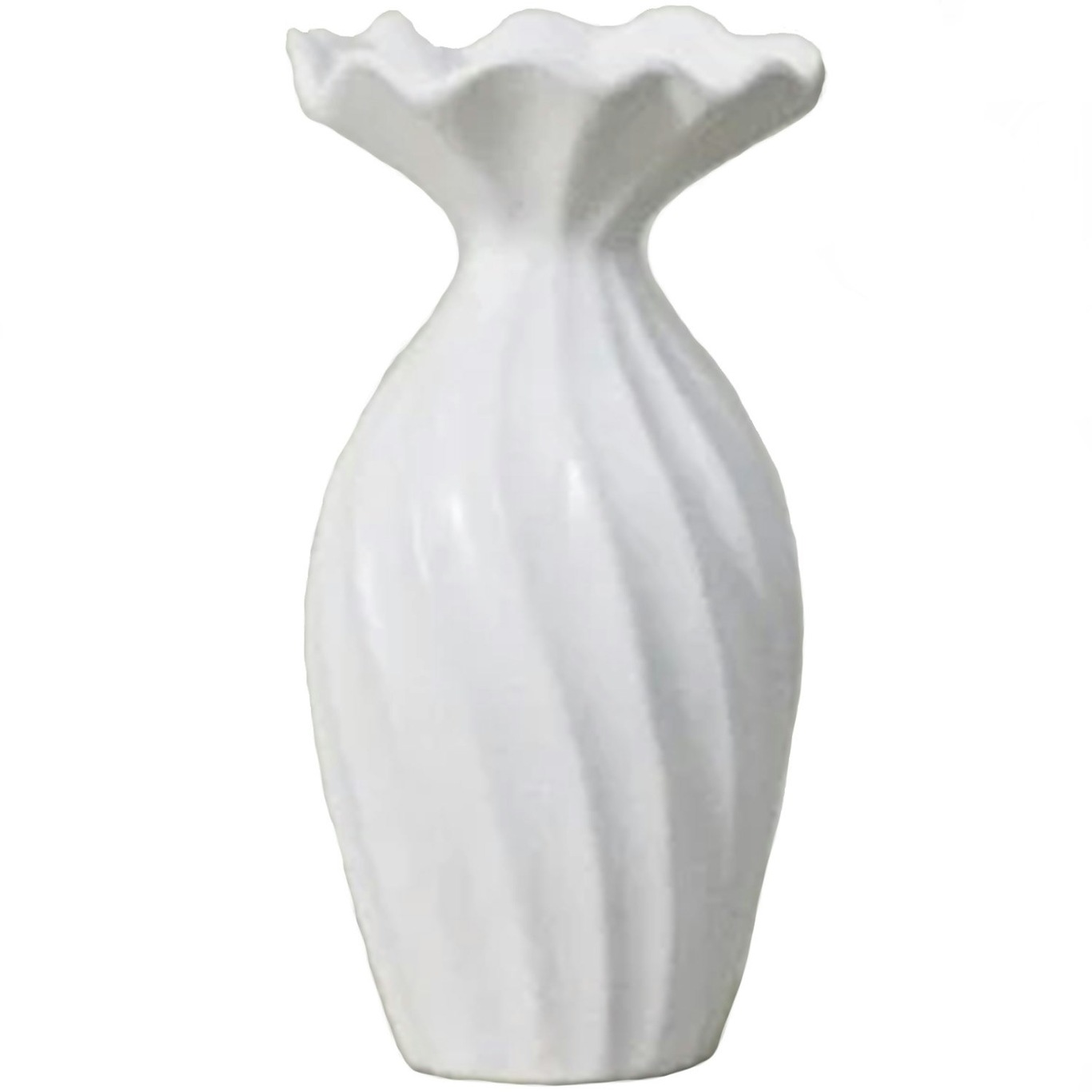 Susille Vase 25 cm, White