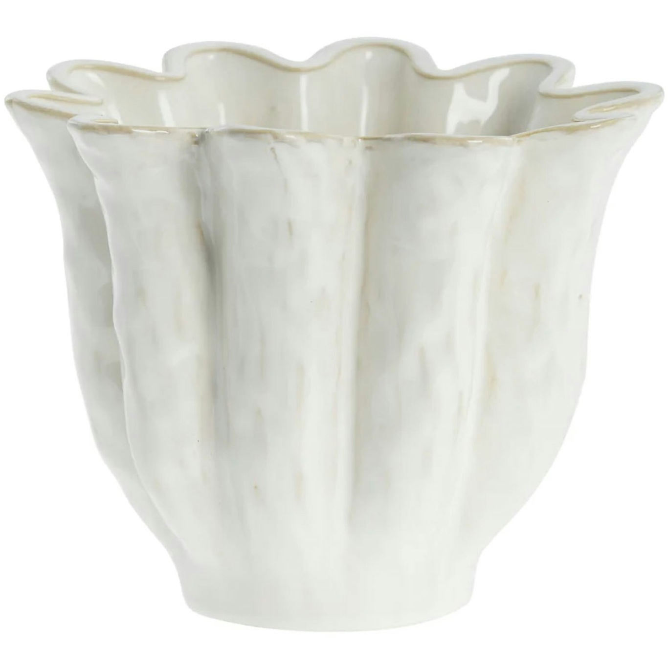 Vielle Pot H16 cm, Off-white