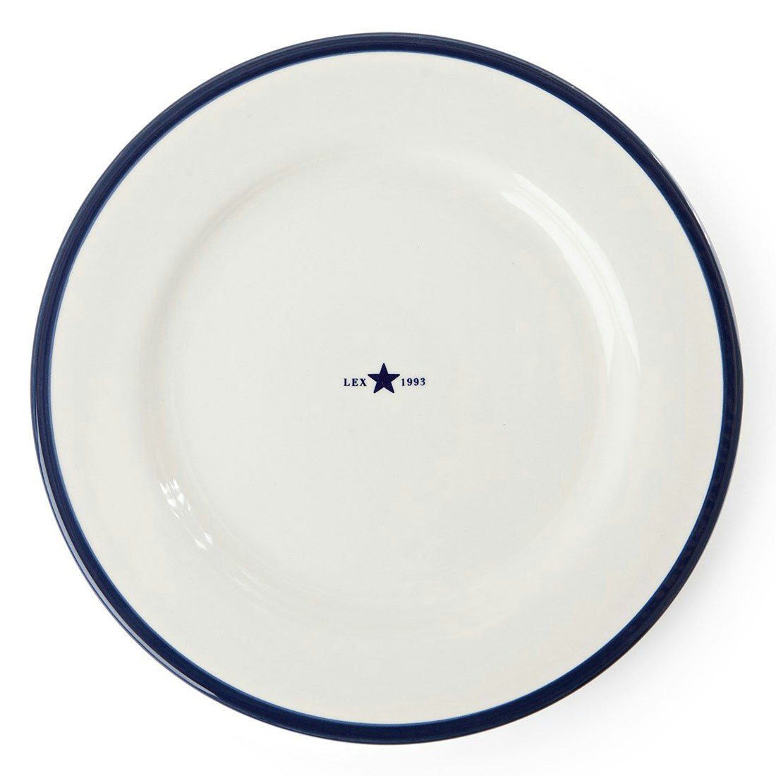 Earthenware Dessert Plate 22cm, Blue