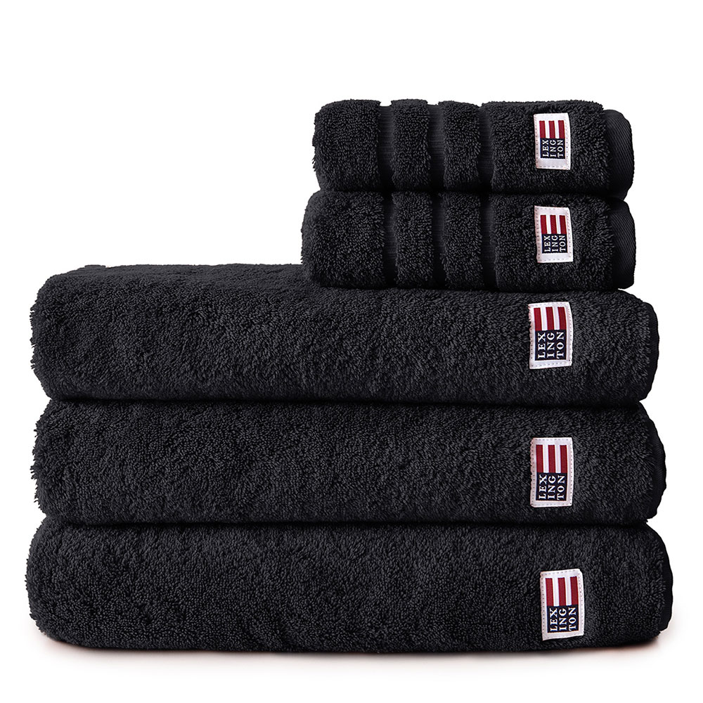 Original Towel 30x30 cm, Black