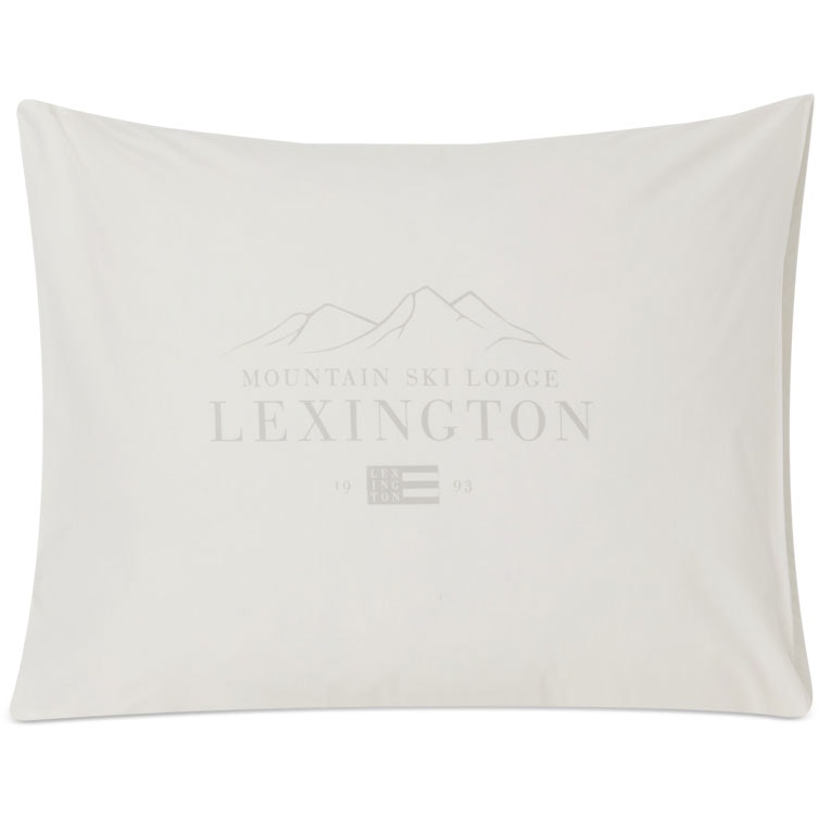 Printed Organic Cotton Poplin Pillowcase 50x60 cm