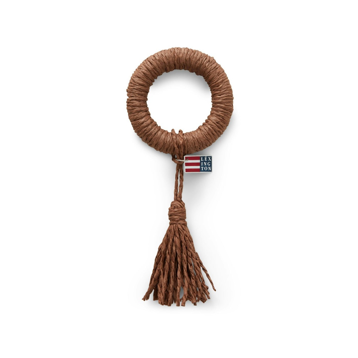 Napkin Ring With Tassel, Brown