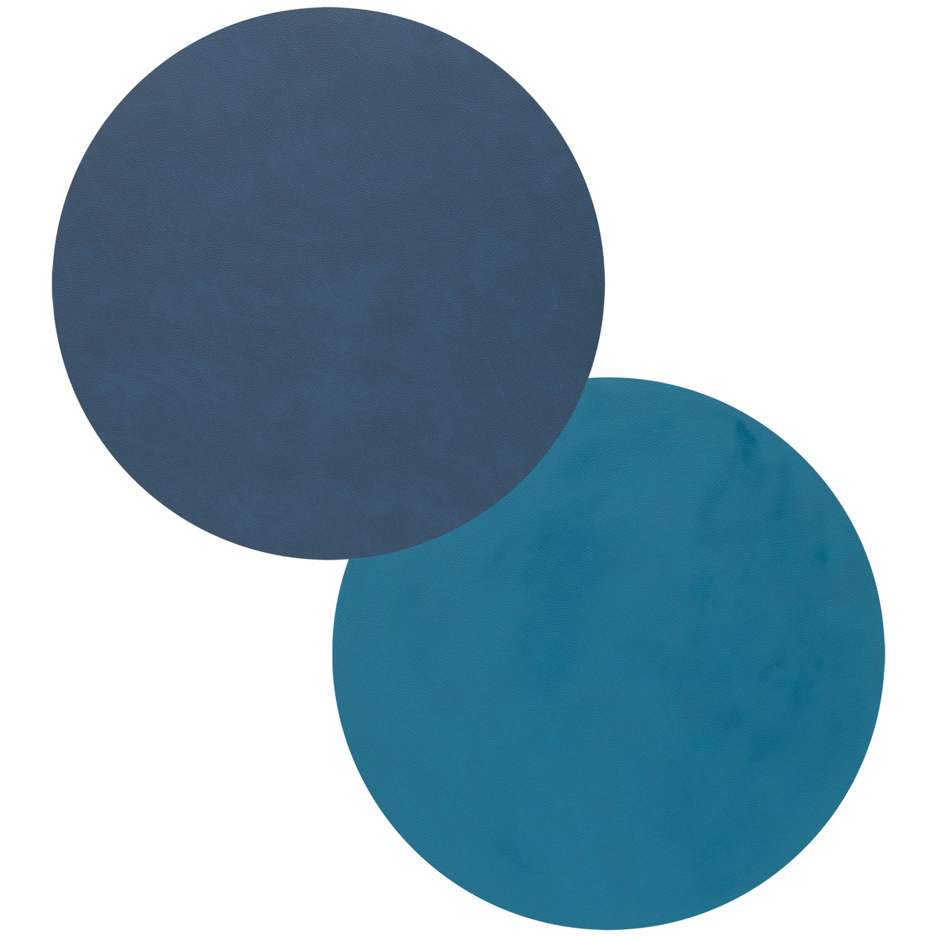 Circle XL Double Table Mat 1-pack, Petrol/midnight Blue