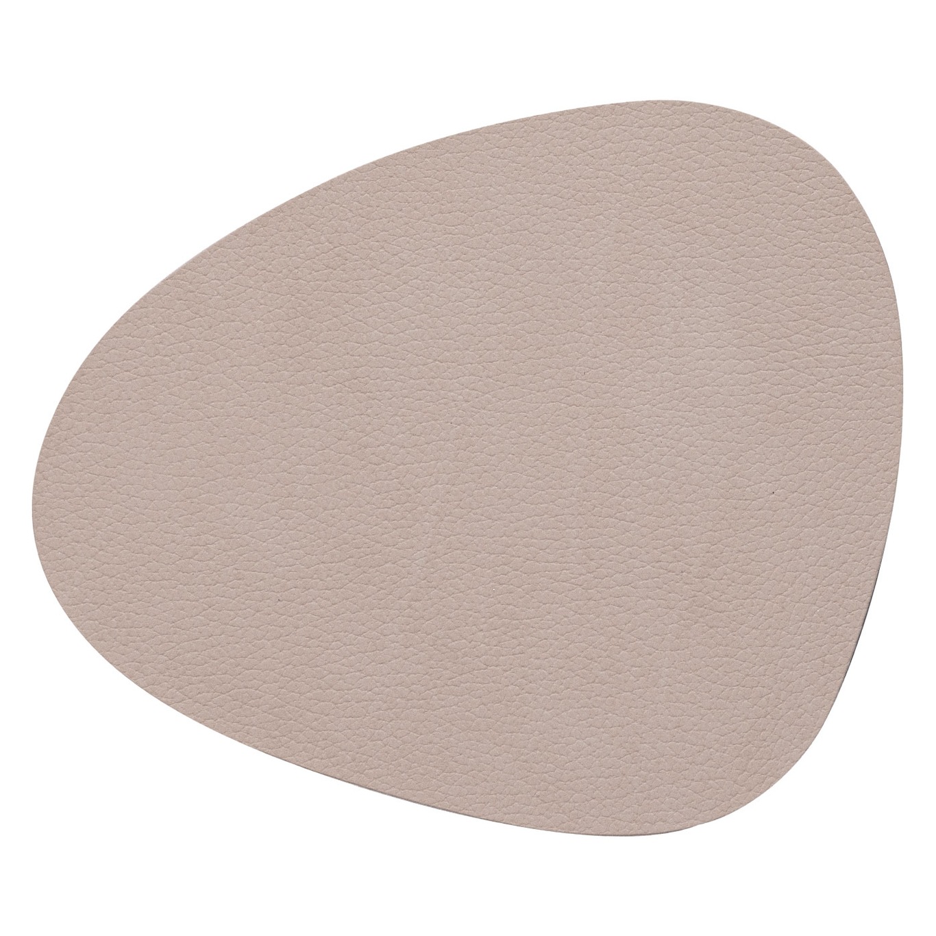 Curve Glass Coaster Nupo 11x13 cm, Clay Brown