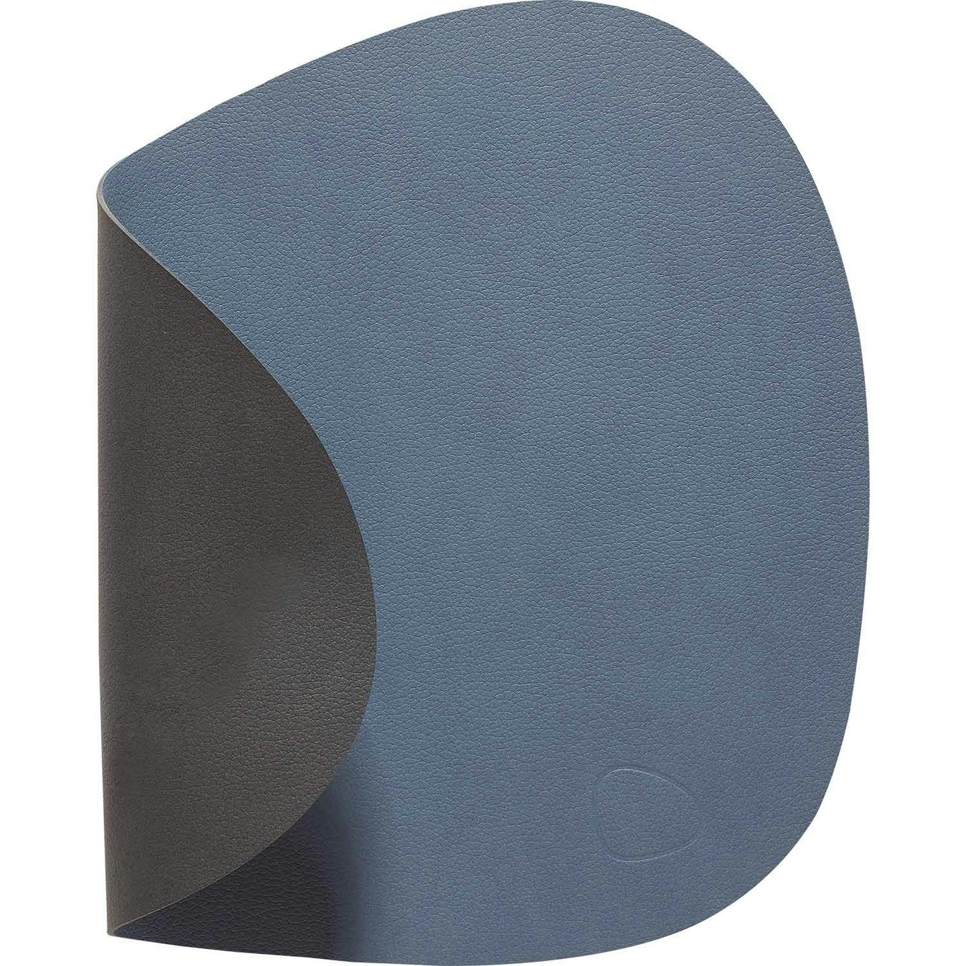 Curve L Reversible Table Mat 37x44 cm, Black/Dark Blue