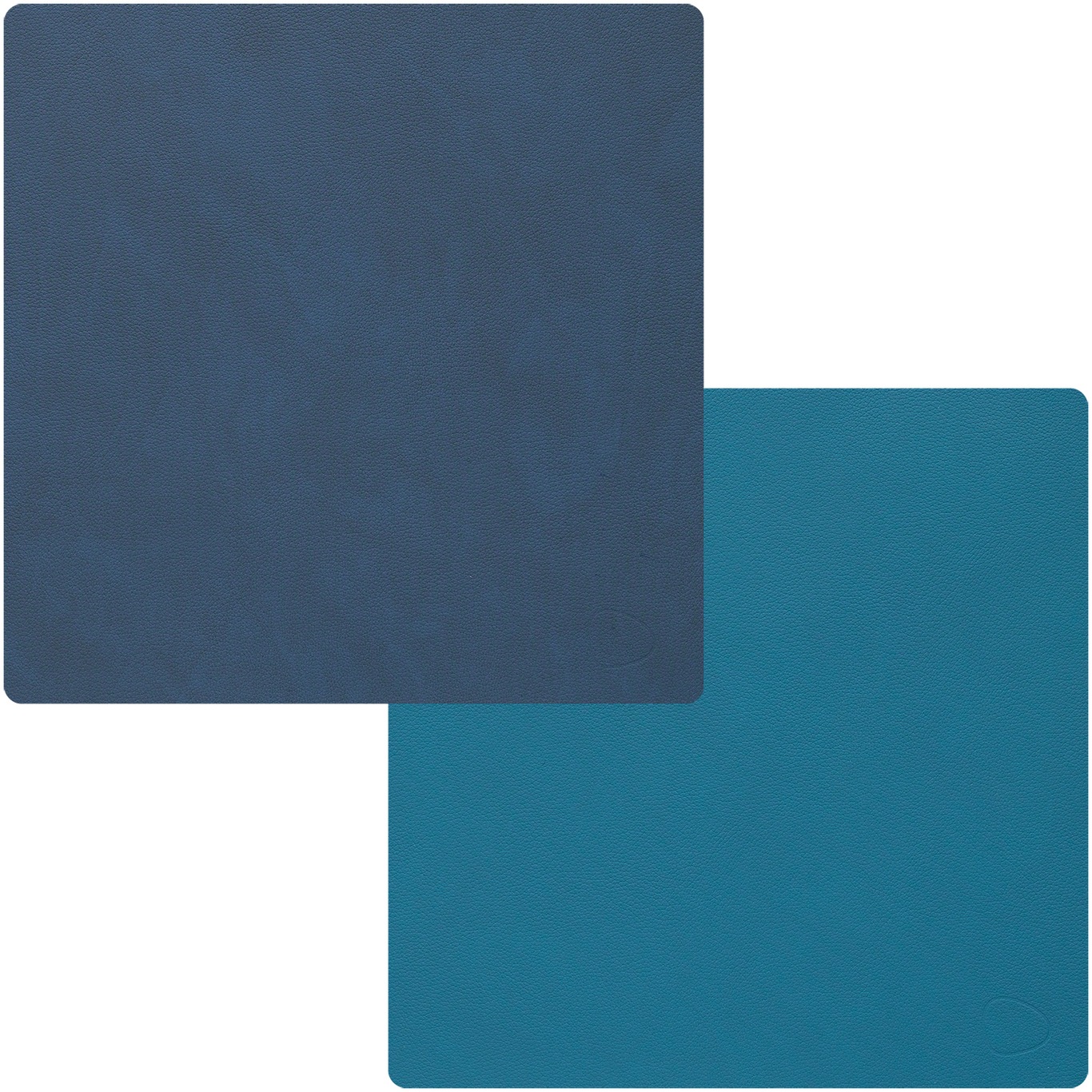 Square S Table Mat Double, 28x28 cm, Petrol/Midnight Blue