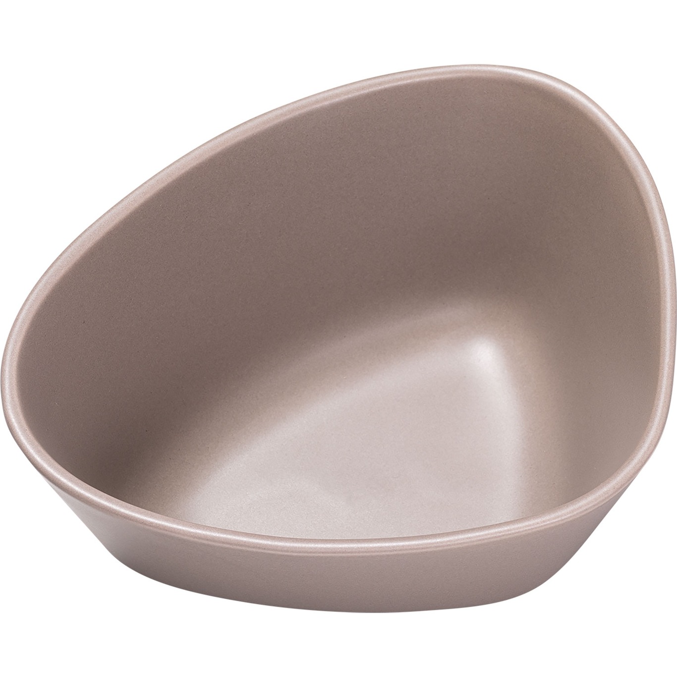 Stoneware Bowl 22x20 cm, Warm Grey