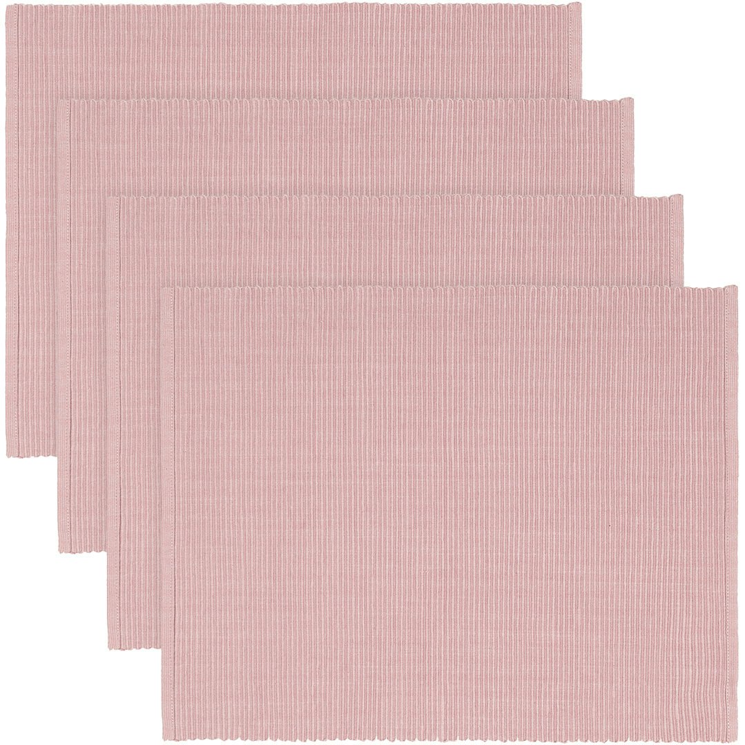 Uni Placemat 35x46 cm 4-pack, Dusty Pink
